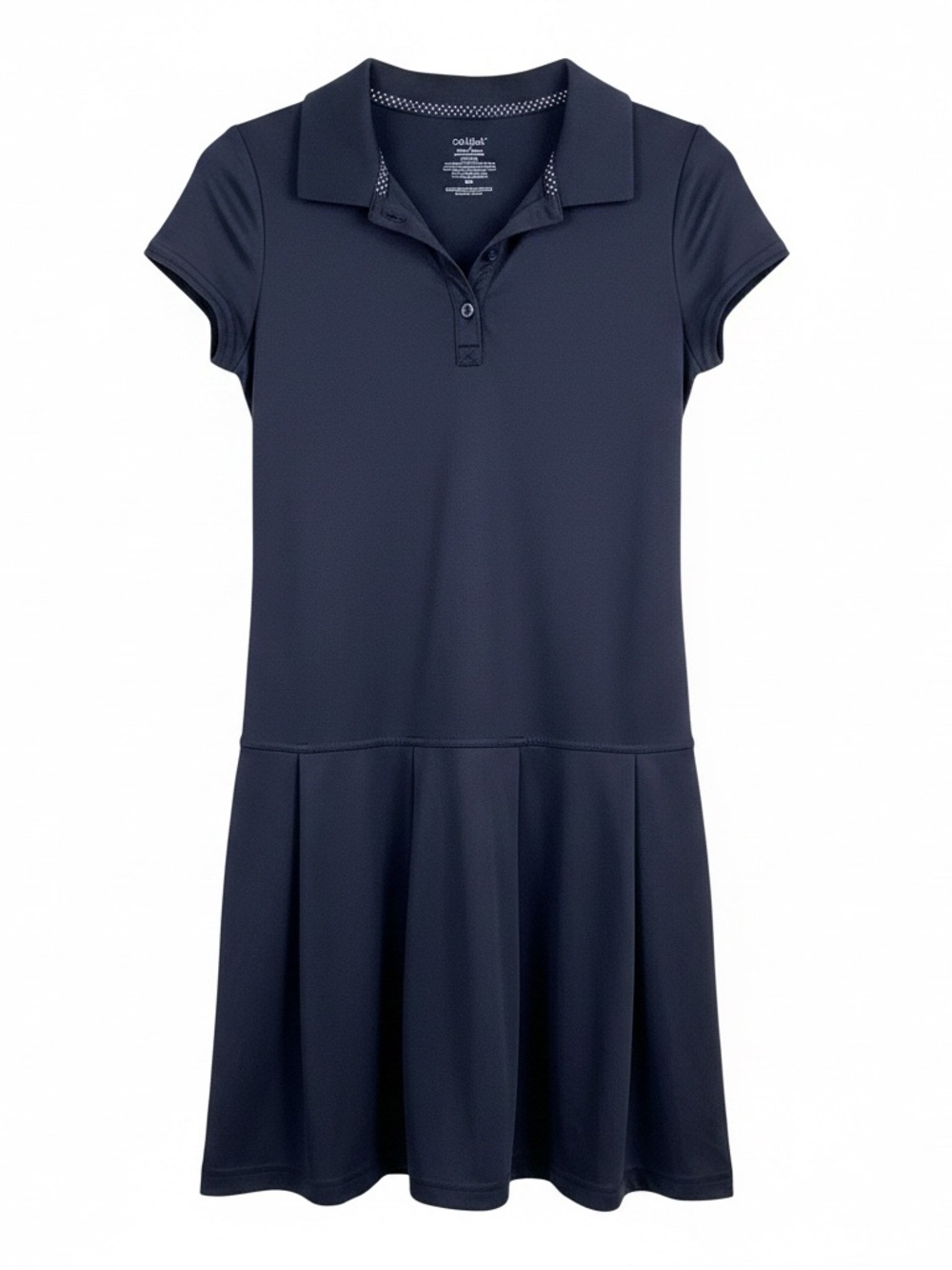 Girls' Navy Polo Dress - Classic School Style